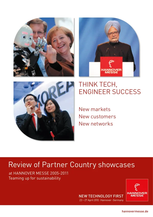 Hannover Messe 2005–2011: Partnerländer-Review Gesamtübersicht