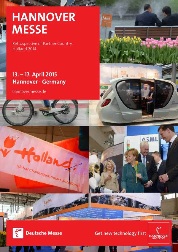 Hannover Messe 2014 – Partnerland Niederlande: Review