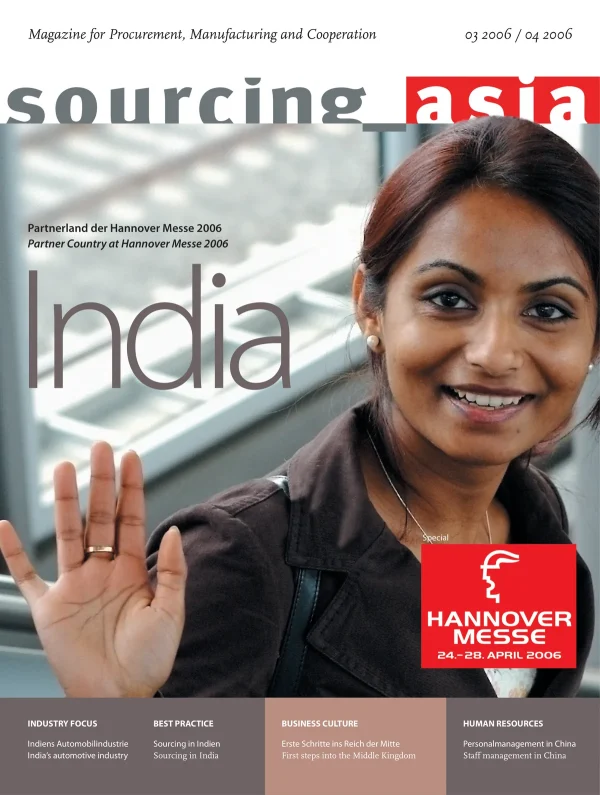 Sourcing Asia 2006/03–04 – Magazine for Procurement, Manufacturing and Cooperation