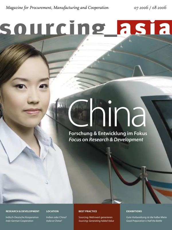 Sourcing Asia 2006/07–08 – Magazine for Procurement, Manufacturing and Cooperation
