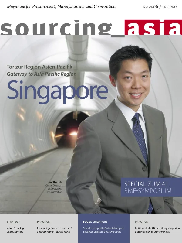 Sourcing Asia 2006/09–10 – Magazine for Procurement, Manufacturing and Cooperation