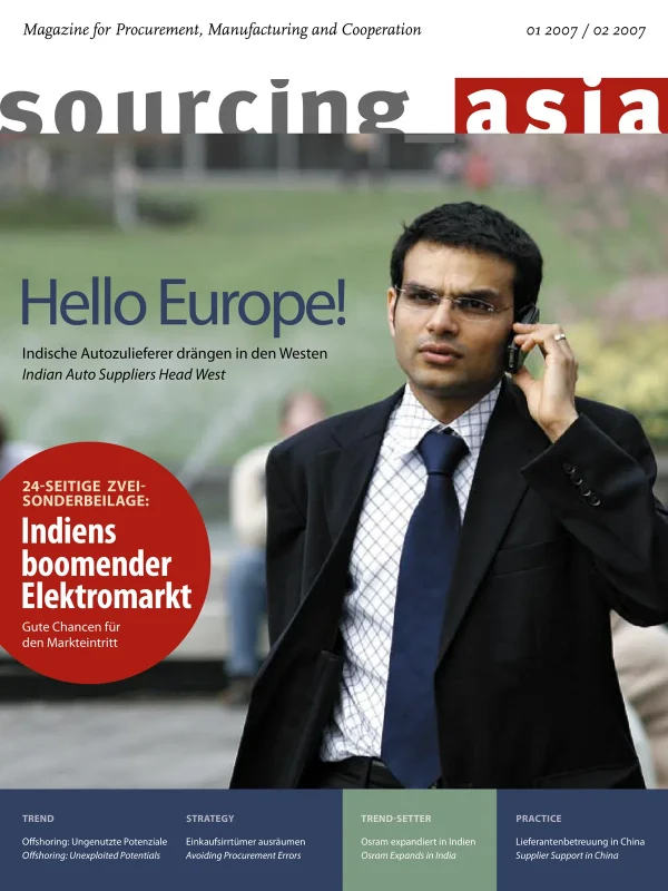 Sourcing Asia 2007/01–02 – Magazine for Procurement, Manufacturing and Cooperation