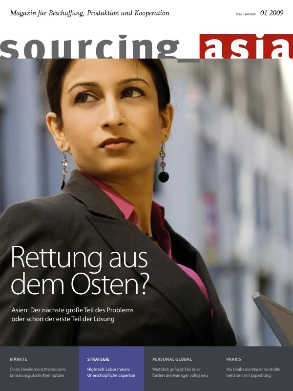 Sourcing Asia 2009/01 – Magazin für Beschaffung, Produktion und Kooperation