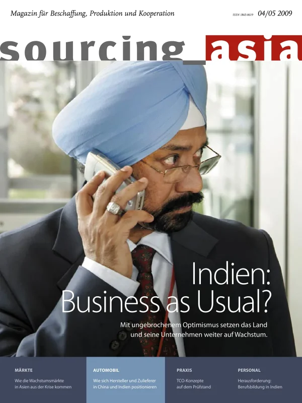 Sourcing Asia 2009/04–05 – Magazin für Beschaffung, Produktion und Kooperation