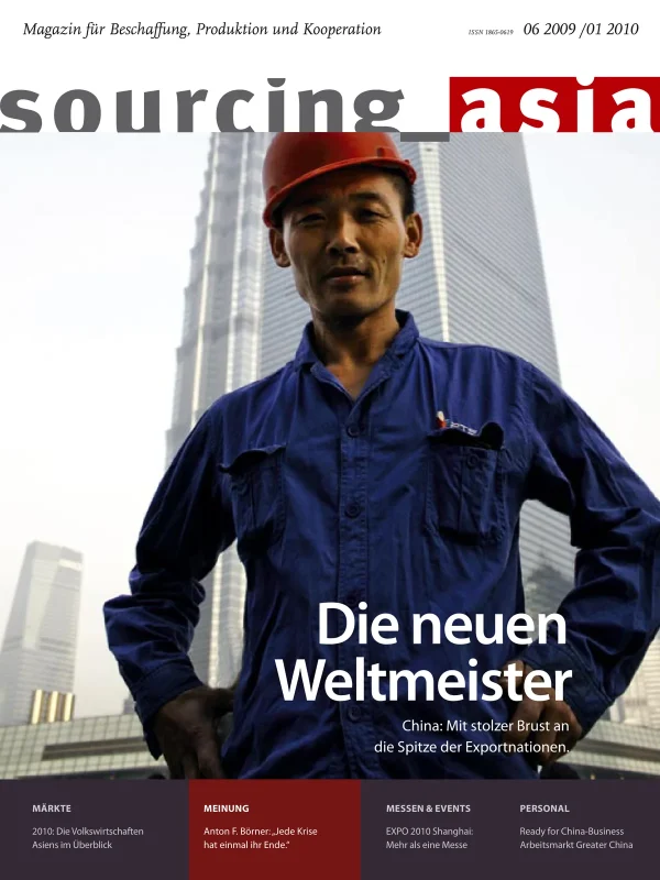 Sourcing Asia 2010/06/2009–01/2010 – Magazin für Beschaffung, Produktion und Kooperation