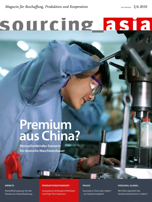 Sourcing Asia 2010/05–06 – Magazin für Beschaffung, Produktion und Kooperation
